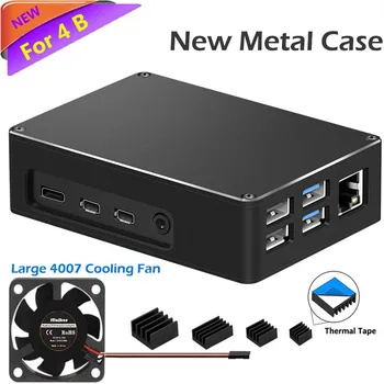 iUniker Raspberry Pi 4B Metal Case Aluminum with Large 4007 Cooling Fan and Heatsink turn down TEMP For Raspberry Pi 4 Model B
iUniker Raspberry Pi 4B Metal Case Aluminum with Large 4007 Cooling Fan and Heatsink turn down TEMP For Raspberry Pi 4 Model B