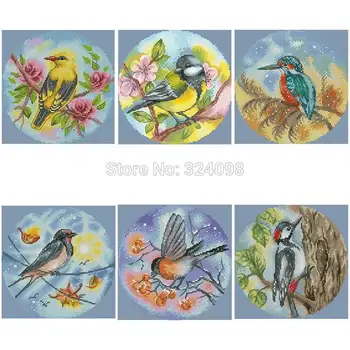 Colorful bird patterns Counted Cross Stitch 11CT 14CT DIY wholesale Chinese Cross Stitch Kits Embroidery Needlework Sets
Colorful bird patterns Counted Cross Stitch 11CT 14CT DIY wholesale Chinese Cross Stitch Kits Embroidery Needlework Sets