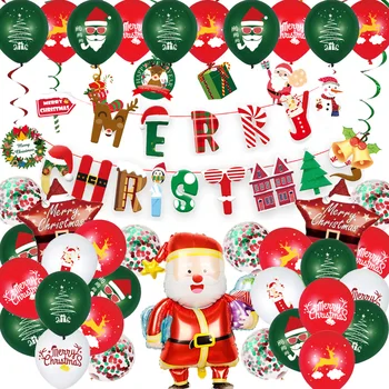 1 Set Merry Christmas Latex Balloons Santa Clause Snowman Tree New Year Christmas Balloons Children Party Supplies Decoration 
1 Set Merry Christmas Latex Balloons Santa Clause Snowman Tree New Year Christmas Balloons Children Party Supplies Decoration