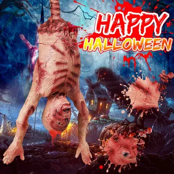Halloween Horror Props Decoration Scary Room Red Broken Hanging Zombie Horror Mummified Corpse Bloody Haunted House Bar Prop
Halloween Horror Props Decoration Scary Room Red Broken Hanging Zombie Horror Mummified Corpse Bloody Haunted House Bar Prop