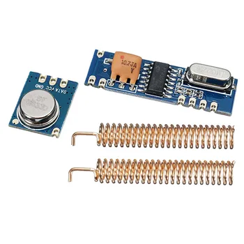 433MHz Wireless Remote Control Transceiver Module Kit Transmitter Copper Spring Antenna
433MHz Wireless Remote Control Transceiver Module Kit Transmitter Copper Spring Antenna