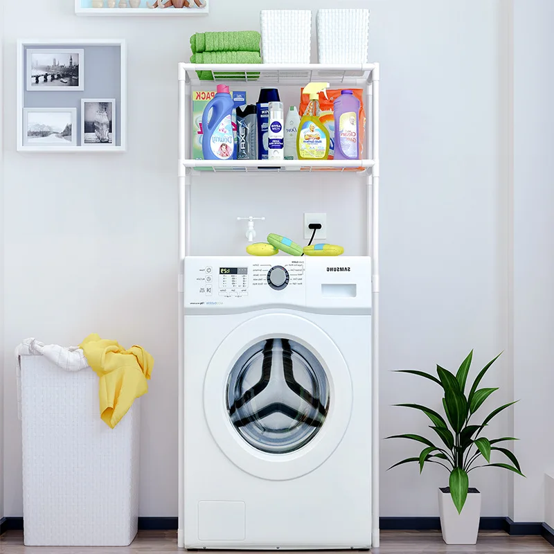 New Bathroom Storage Rack Solid Anti-rust Non-slip Toilet Storage Rack Laundry Washing Machine Space Saver Storage Rack
New Bathroom Storage Rack Solid Anti-rust Non-slip Toilet Storage Rack Laundry Washing Machine Space Saver Storage Rack