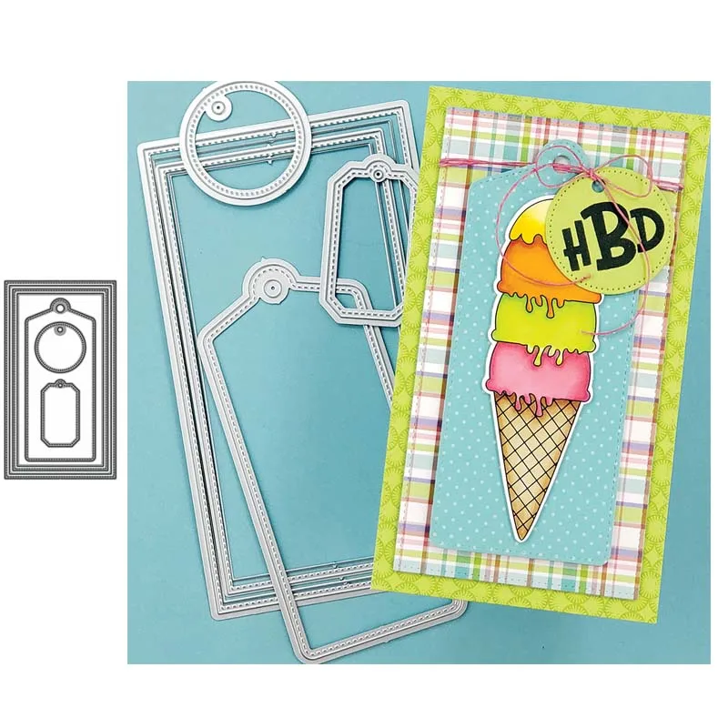 JC New Tag Design Metal Cutting Dies Frame Template Scrapbooking Handmade Paper DIY Card Make Stencil Craft Mould Model Decor
JC New Tag Design Metal Cutting Dies Frame Template Scrapbooking Handmade Paper DIY Card Make Stencil Craft Mould Model Decor