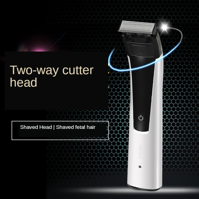 Kemei Rechargeable Hair Beard Trimmer 30 Degrees Double-sided Shaving Women Pubic Hair Electric Shaver for Men IPX6 Waterproof
Kemei Rechargeable Hair Beard Trimmer 30 Degrees Double-sided Shaving Women Pubic Hair Electric Shaver for Men IPX6 Waterproof