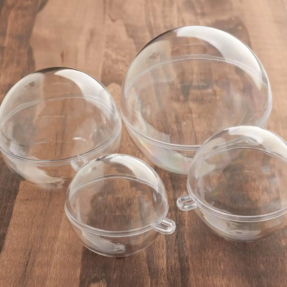 24pcs/lot DIY 80mm Christmas Tree Hanging Ball Transparent Acrylic Ball Clear Plastic Fillable Ball Ornament
24pcs/lot DIY 80mm Christmas Tree Hanging Ball Transparent Acrylic Ball Clear Plastic Fillable Ball Ornament