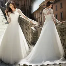 Lace Long Sleeve 2018 Romantic Vintage Sweetheart Neck A Line Plus Size bridal gown Vestido De Noiva mother of the bride dresses
Lace Long Sleeve 2018 Romantic Vintage Sweetheart Neck A Line Plus Size bridal gown Vestido De Noiva mother of the bride dresses