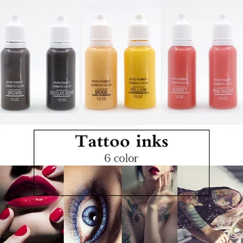 15ml Microblading Liquid Pigment for Semi Permanent Makeup Eyebrow Ink Lips Eye Line Tattoo 6 Colors Safe Microblading Pigment
15ml Microblading Liquid Pigment for Semi Permanent Makeup Eyebrow Ink Lips Eye Line Tattoo 6 Colors Safe Microblading Pigment