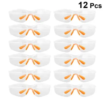 12pcs Disposable Goggles Protective Glasses Spittle Splash Baffles Soft Nose Holder Glasses for Women Men 
12pcs Disposable Goggles Protective Glasses Spittle Splash Baffles Soft Nose Holder Glasses for Women Men