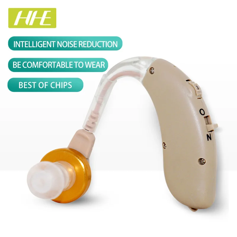 Фото Профессиональный слуховой аппарат HHE мини-ушной цифровой усилитель звука