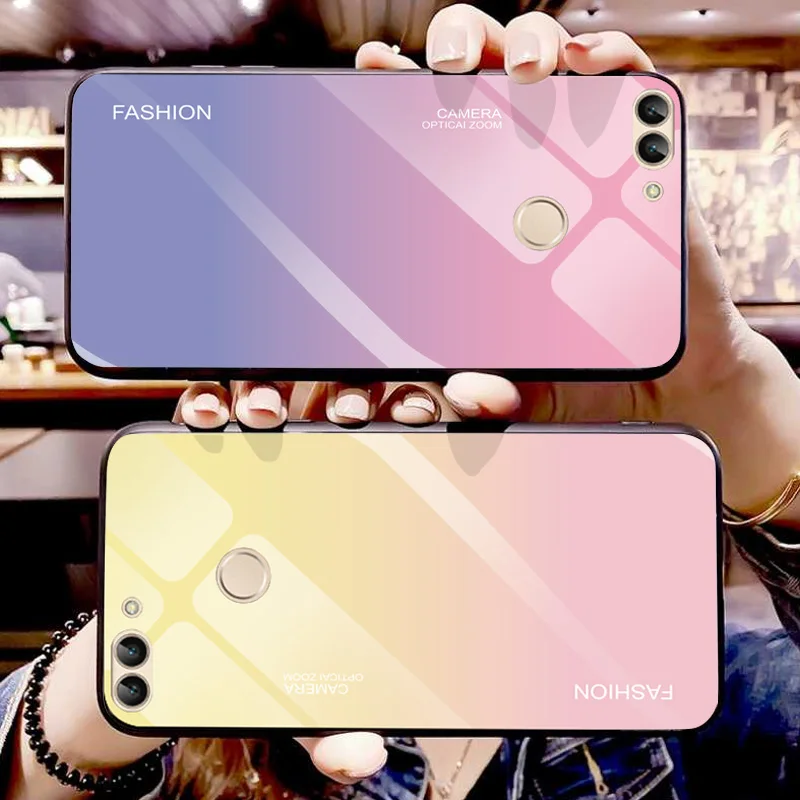 Gradient Tempered Glass Phone Case For Huawei PSmart 2019 P Smart Plus Shockproof Back Cover Housing For Huawei P Smart Bumpers
Gradient Tempered Glass Phone Case For Huawei PSmart 2019 P Smart Plus Shockproof Back Cover Housing For Huawei P Smart Bumpers