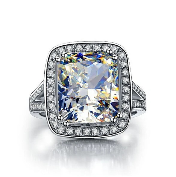 Luxury 8 ct cushion cut synthetic engagement diamond ring for women 18k white gold plated Wedding ring(BB)
Luxury 8 ct cushion cut synthetic engagement diamond ring for women 18k white gold plated Wedding ring(BB)