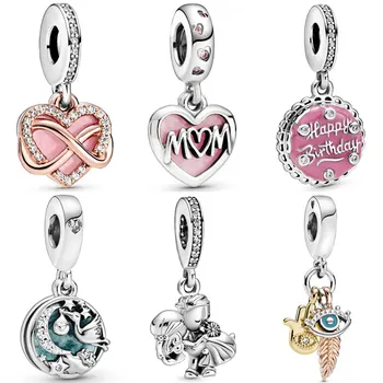 Sparkling Infinity Mom Script Heart Married Couple Birthday Cake Pendant Charm Fit Bracelet 925 Sterling Silver Bead
Sparkling Infinity Mom Script Heart Married Couple Birthday Cake Pendant Charm Fit Bracelet 925 Sterling Silver Bead