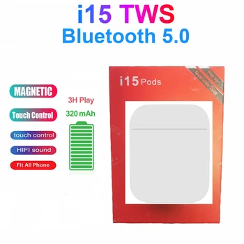 Original i15 TWS mini wireless bluetooth headset for tablet PC Apple Android Xiaomi Samsung PK i7 i9 i11 i14 i20 i12 i30
Original i15 TWS mini wireless bluetooth headset for tablet PC Apple Android Xiaomi Samsung PK i7 i9 i11 i14 i20 i12 i30