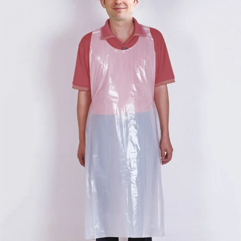 25 Pcs Unisex Disposable Aprons Waterproof Oil Proof Antifouling PE Plastic Apron For Cooking Painting or Any Other Messy Activi 25 Pcs Unisex Disposable Aprons Waterproof Oil Proof Antifouling PE Plastic Apron For Cooking Painting or Any Other Messy Activi