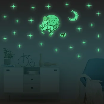 Twelve Constellations Luminous Stickers DIY Self-Adhesive Wall Decals Glow In The Dark For Nursery Room Bedroom
Twelve Constellations Luminous Stickers DIY Self-Adhesive Wall Decals Glow In The Dark For Nursery Room Bedroom