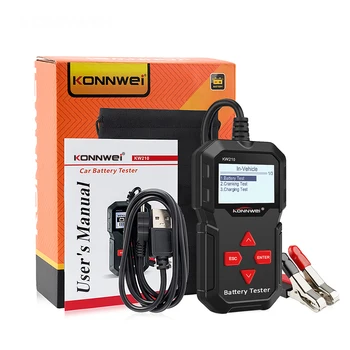 12V Battery Tester Automatic Smart Auto Battery Analyzer Newest Upgrade Free 100 to 2000CCA Cranking Car Battery Tester KW210 
12V Battery Tester Automatic Smart Auto Battery Analyzer Newest Upgrade Free 100 to 2000CCA Cranking Car Battery Tester KW210