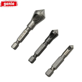 3pcs 90 Degrees Countersink Bit Set 1/4" Deburring Drill Bits Tapper Hole Cutter For Hand Tools
3pcs 90 Degrees Countersink Bit Set 1/4" Deburring Drill Bits Tapper Hole Cutter For Hand Tools
