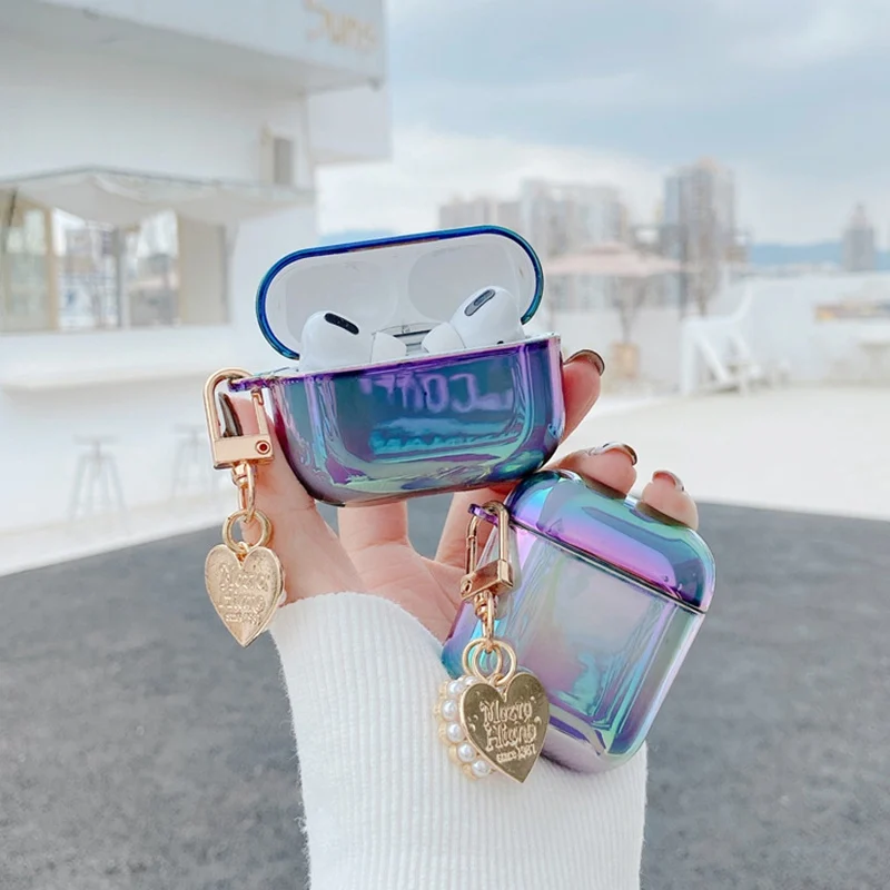 Colorful Glossy Shockproof Protect Case Cover for Airpods 1/2AirPods Pro Protector Box with Shell Artificial Pearl Accessories
Colorful Glossy Shockproof Protect Case Cover for Airpods 1/2AirPods Pro Protector Box with Shell Artificial Pearl Accessories