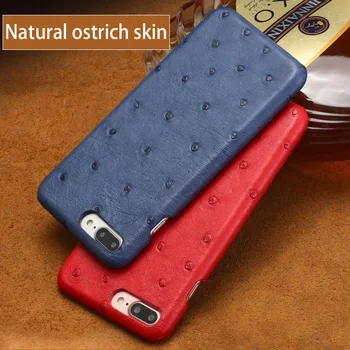 Genuine leather case For iPhone 8PLUS 7plus Original Natural Ostrich skin funda For apple iphone 7 8 6S Plus X 5 5S SE XR XSMAX 
Genuine leather case For iPhone 8PLUS 7plus Original Natural Ostrich skin funda For apple iphone 7 8 6S Plus X 5 5S SE XR XSMAX