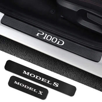 For Tesla Model 3 S X P100D Threshold Protector Car Door Sill Scuff Plate Stickers Decor Carbon Fiber Car Tuning Accessories
For Tesla Model 3 S X P100D Threshold Protector Car Door Sill Scuff Plate Stickers Decor Carbon Fiber Car Tuning Accessories