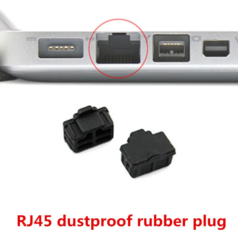 Notebook RJ45 network cable interface dustproof rubber plug Computer RJ45 dust plug Router idle interface protection
Notebook RJ45 network cable interface dustproof rubber plug Computer RJ45 dust plug Router idle interface protection