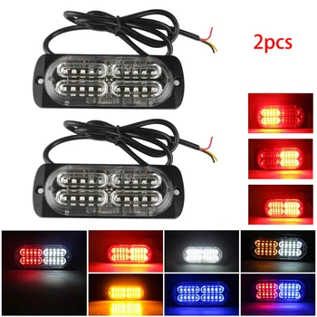 2x 20LED Car Strobe Flash Lights Red Blue White Yellow Steady on + Flash Emergency Side Light Flash Light Strobe Warning Light
2x 20LED Car Strobe Flash Lights Red Blue White Yellow Steady on + Flash Emergency Side Light Flash Light Strobe Warning Light