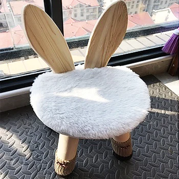 Baby Kids Cute Cartoon Children Backrest Chair Stool Ottoman Solid Pine Wood Bench With Soft Fur Cushion Sock Rabbit Deer Gift
Baby Kids Cute Cartoon Children Backrest Chair Stool Ottoman Solid Pine Wood Bench With Soft Fur Cushion Sock Rabbit Deer Gift
