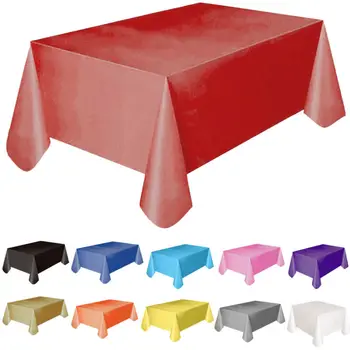 Large Plastic Rectangle Table Cover Cloth Wipe Clean Party Tablecloth Covers New Solid Color Table Cloth
Large Plastic Rectangle Table Cover Cloth Wipe Clean Party Tablecloth Covers New Solid Color Table Cloth