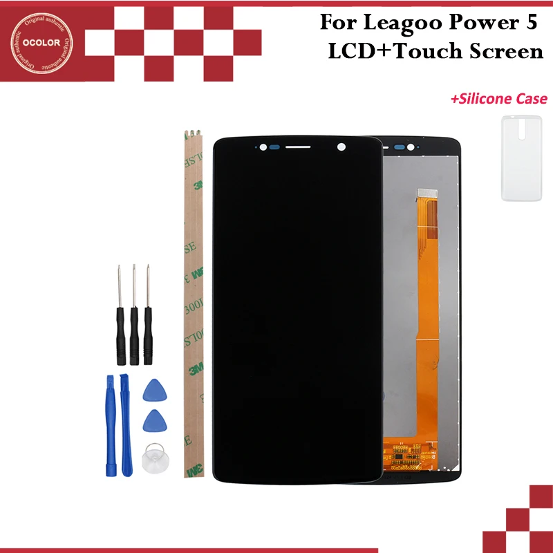 ocolor For Leagoo Power 5 LCD Display and Touch Screen 5.99" Phone Accessories For Leagoo Power 5 With Tools +Silicone Case
ocolor For Leagoo Power 5 LCD Display and Touch Screen 5.99" Phone Accessories For Leagoo Power 5 With Tools +Silicone Case