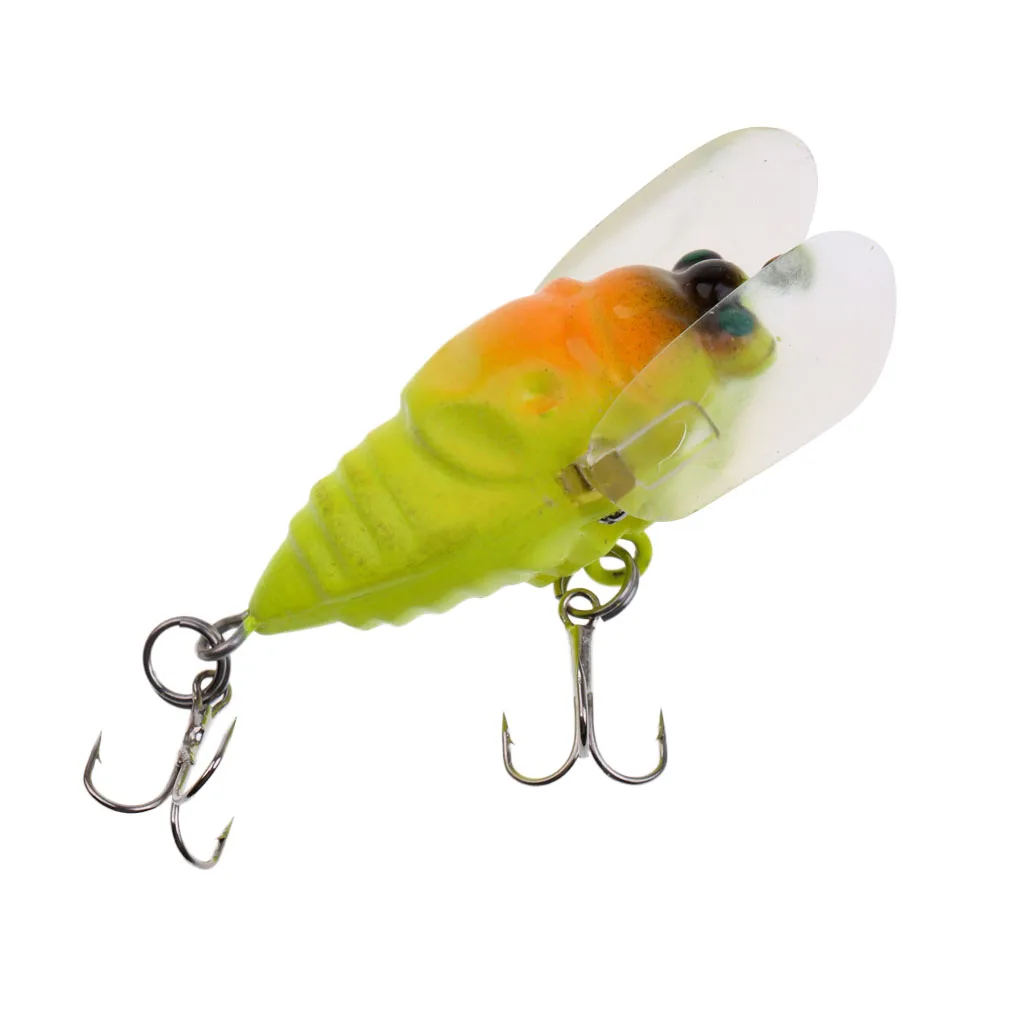 Winged Cicada Topwater Popper Crawler Freshwater Lures Bass Cod Fishing Lure Winged Cicada Topwater Popper Crawler Freshwater Lures Bass Cod Fishing Lure