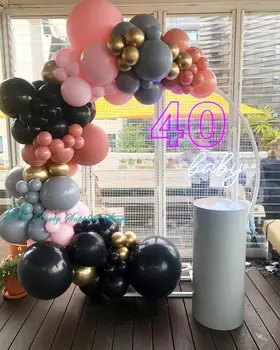 DIY Balloon Garland Set Kit Arch Black Gray Pink Global Pastel Retro Pink for Birthday Party Wedding Baby Shower Decoration
DIY Balloon Garland Set Kit Arch Black Gray Pink Global Pastel Retro Pink for Birthday Party Wedding Baby Shower Decoration