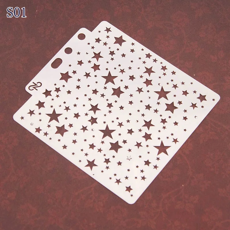 five-pointed star DIY Layering Stencils Wall Painting Scrapbooking Coloring Embossing Crafts Album Decor Paper Card Template
five-pointed star DIY Layering Stencils Wall Painting Scrapbooking Coloring Embossing Crafts Album Decor Paper Card Template
