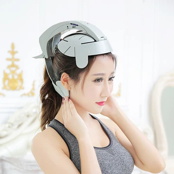 

Electric Brain Head Massager Scalp Relax Acupuncture Points Multi Acupoint Helmet Head Massager Relieve Stress Nerve Stimulator