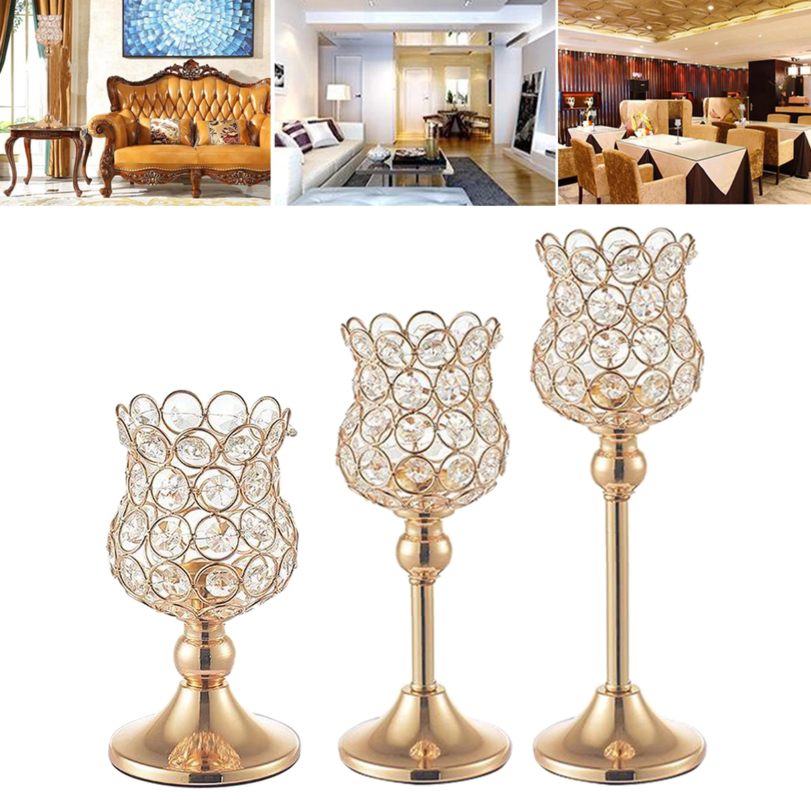 Crystal Candle Holders Flowers Vase Candlestick Centerpieces Tabletop Candelabra Wedding Christmas Romantic Dinner Decoration Crystal Candle Holders Flowers Vase Candlestick Centerpieces Tabletop Candelabra Wedding Christmas Romantic Dinner Decoration
