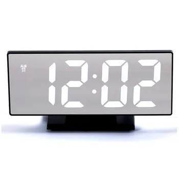 Electronic Watch Table mirror display Multifunction Snooze Night large number Display LED Desktop Alarm Clocks Despertador
Electronic Watch Table mirror display Multifunction Snooze Night large number Display LED Desktop Alarm Clocks Despertador