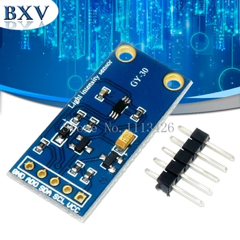 10PCS GY-30 The digital optical intensity illumination sensor BH1750FVI of module
10PCS GY-30 The digital optical intensity illumination sensor BH1750FVI of module