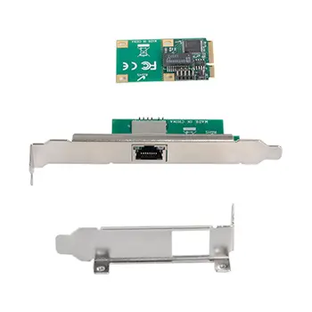 Gigabit Ethernet RJ45 to Mini PCI-ExpressAdapter 10/100/1000 Base-T Network LAN Controller
Gigabit Ethernet RJ45 to Mini PCI-ExpressAdapter 10/100/1000 Base-T Network LAN Controller