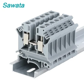 50Pcs UK-6N Din Rail Cable Wire Terminal Block Class Connector Screw Connection Wire Terminal Block UK6N Wire Conductor
50Pcs UK-6N Din Rail Cable Wire Terminal Block Class Connector Screw Connection Wire Terminal Block UK6N Wire Conductor