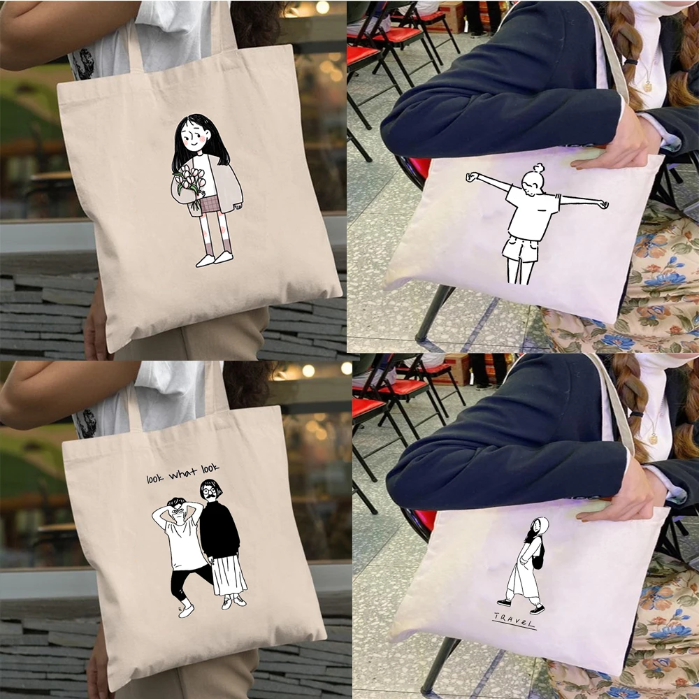 School Book Shoulder Bag Fashion Student Casual Zipper Funny Harajuku Shopping Bags Large Capacity Storage Travel Foldable Bags
School Book Shoulder Bag Fashion Student Casual Zipper Funny Harajuku Shopping Bags Large Capacity Storage Travel Foldable Bags
