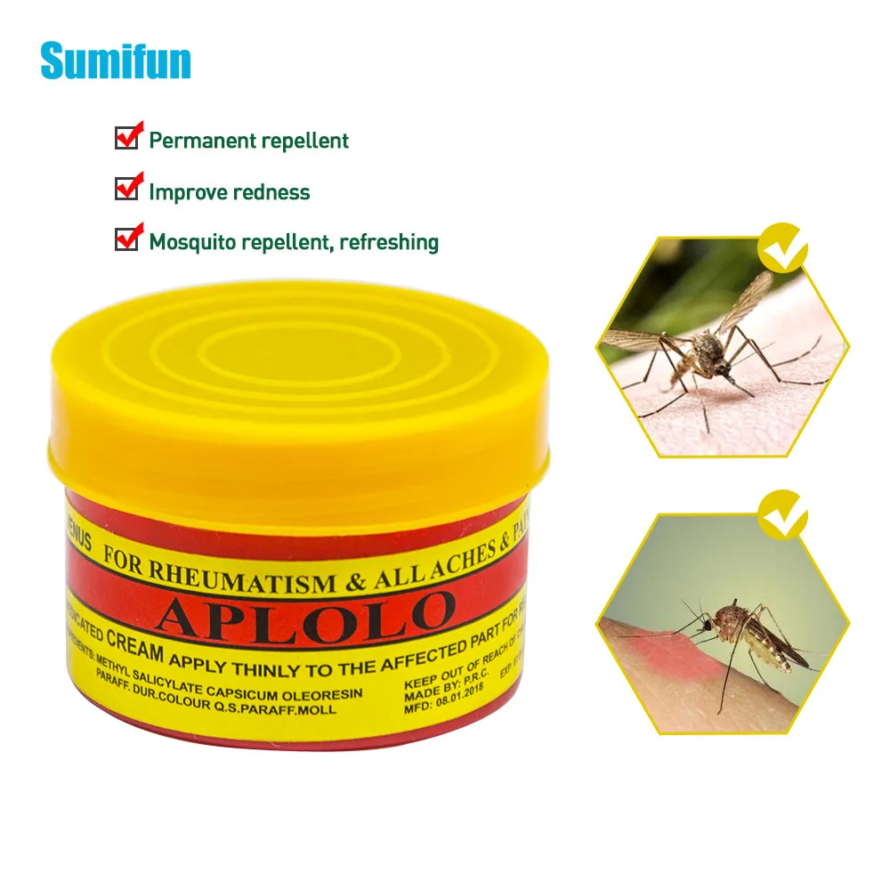 

Sumifun 1Pcs Cool Oil Refresh Brain Drive Out Eliminate Bad Smell Treat Headache Herbal Pain Relief Ointment P0026