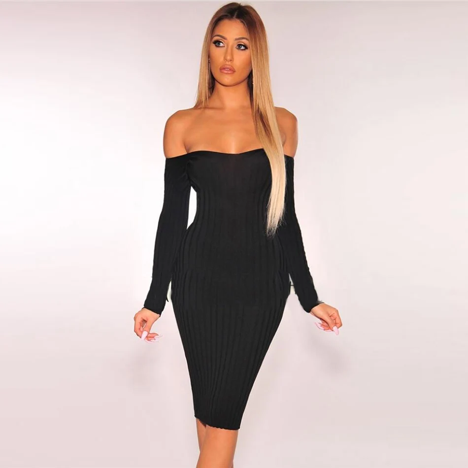 Bodycon Dress 2019 Autumn Long Sleeve Bandage Dress High Quality Womens Bandage Dress Sexy Clothing 
Bodycon Dress 2019 Autumn Long Sleeve Bandage Dress High Quality Womens Bandage Dress Sexy Clothing