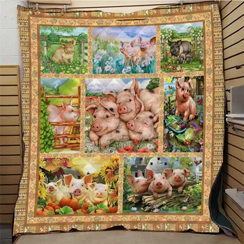 3D PIG Printing Digital Quilt COTTON Lovely Animals Cool Comforter Beautiful Starry Sky Comfortable Summer Quilt for HOME Beds
3D PIG Printing Digital Quilt COTTON Lovely Animals Cool Comforter Beautiful Starry Sky Comfortable Summer Quilt for HOME Beds