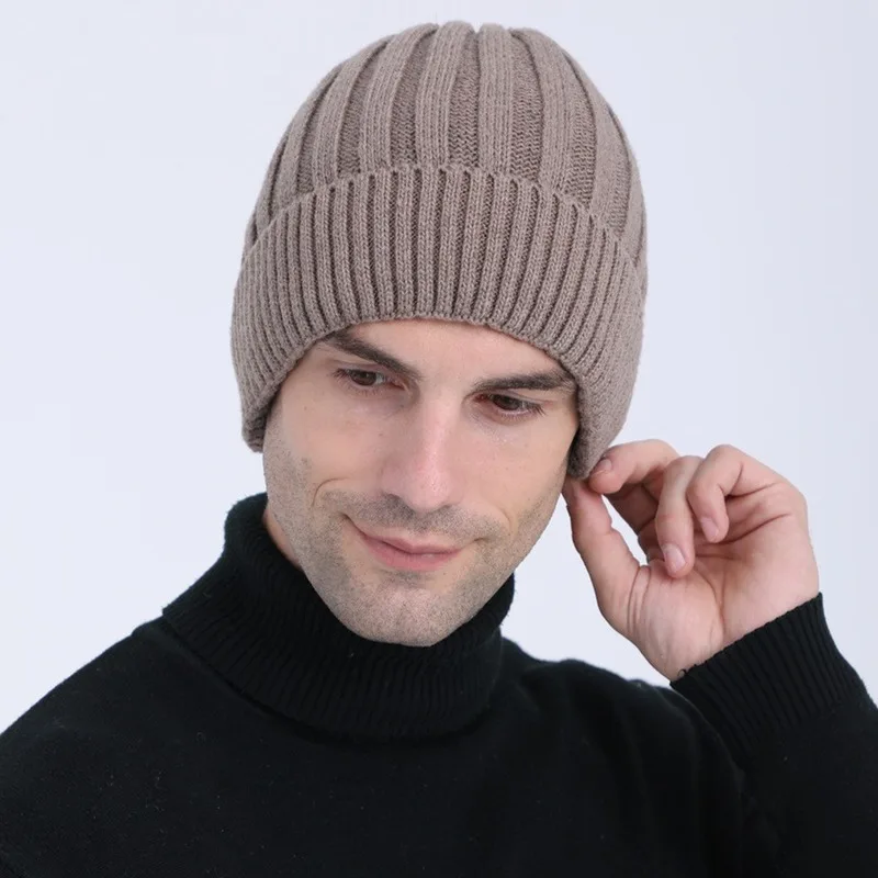 Sparsil Men Thicken Knitted Beanies Hat Autumn Winter Twist Wool Warm Cycling Ear Protection Cap Solid Color Soft Casual Bonnet
Sparsil Men Thicken Knitted Beanies Hat Autumn Winter Twist Wool Warm Cycling Ear Protection Cap Solid Color Soft Casual Bonnet