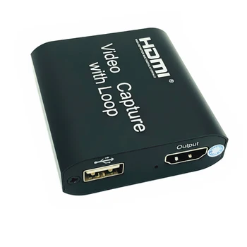 HDMI Capture Card Video Capture Device Video Capture Loop Out 4K 1080P USB 2.0 Game Record Live Streaming Box for PS4 HD Camera
HDMI Capture Card Video Capture Device Video Capture Loop Out 4K 1080P USB 2.0 Game Record Live Streaming Box for PS4 HD Camera