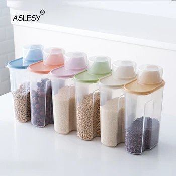 Plastic Food Container Clear Tea Bean Dried Grains Snacks Tank Spice Food Storage Box Container Essential Cereal Bottles Jars
Plastic Food Container Clear Tea Bean Dried Grains Snacks Tank Spice Food Storage Box Container Essential Cereal Bottles Jars