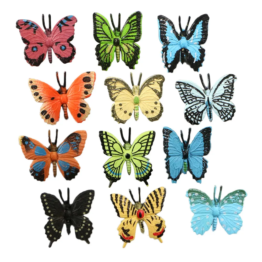 Mini 12pc Simulation Solid Insect Animal Model Plastic Butterfly Decoration Set Puzzle Early Learning Children's Toys Gifts
Mini 12pc Simulation Solid Insect Animal Model Plastic Butterfly Decoration Set Puzzle Early Learning Children's Toys Gifts