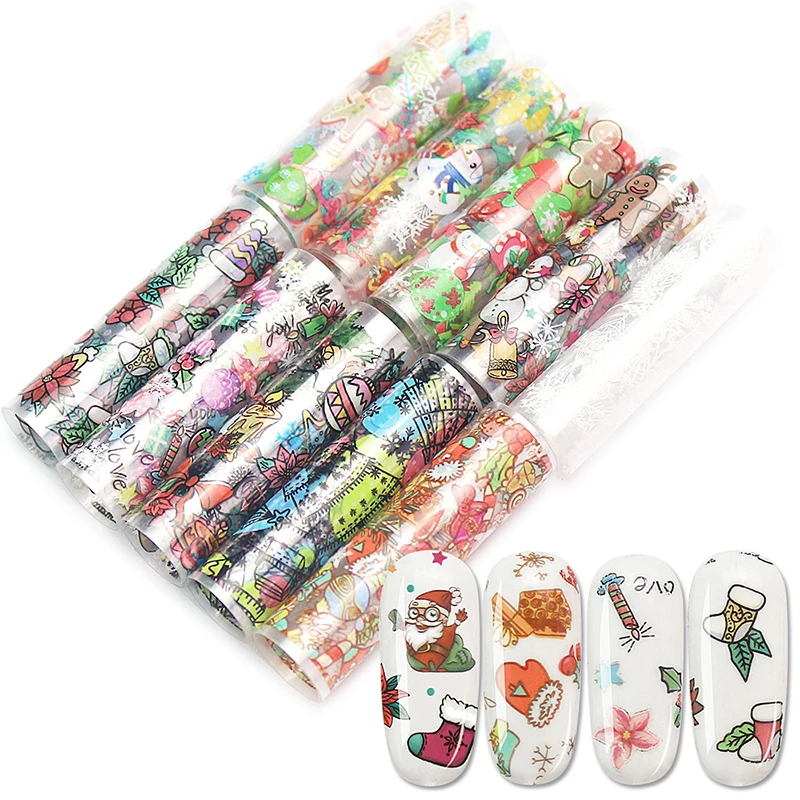 10Sheets Christmas Nail Art Sticker Snowflake Laser Star Paper Transfer Nail Stickers Set DIY Nail Decorations
10Sheets Christmas Nail Art Sticker Snowflake Laser Star Paper Transfer Nail Stickers Set DIY Nail Decorations