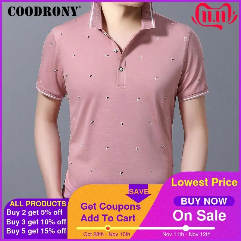 COODRONY Business Casual T-Shirt Men Spring Summer Short Sleeve T Shirt Men Clothing Fashion Small Collar Tee Shirt Homme C5056S
COODRONY Business Casual T-Shirt Men Spring Summer Short Sleeve T Shirt Men Clothing Fashion Small Collar Tee Shirt Homme C5056S