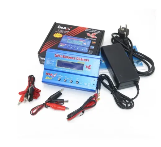IMAX B6 Digital battery Charger Lipo NiMh Li-ion Ni-Cd Digital RC Balance Charger Discharger + 15v 6A Power Adapter+Charge Cable
IMAX B6 Digital battery Charger Lipo NiMh Li-ion Ni-Cd Digital RC Balance Charger Discharger + 15v 6A Power Adapter+Charge Cable
