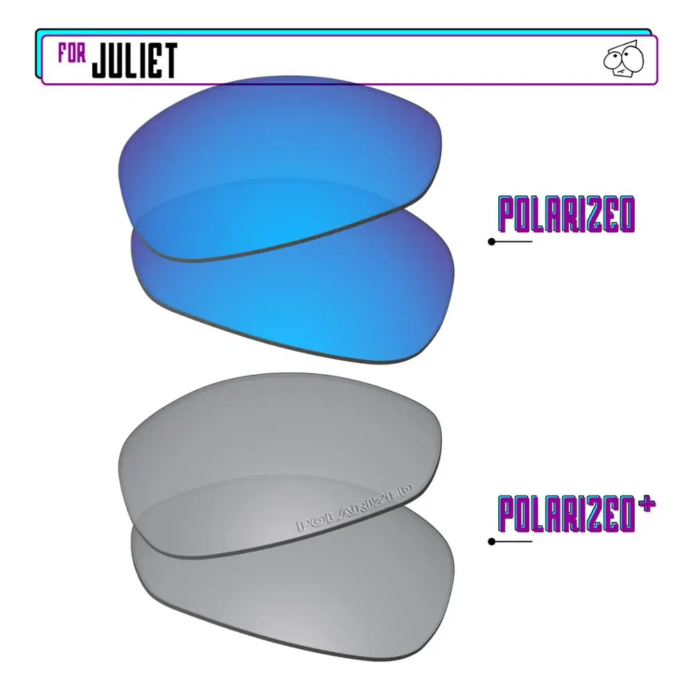 EZReplace Polarized Replacement Lenses for - Oakley Juliet Sunglasses - Silver P Plus-Blue P
EZReplace Polarized Replacement Lenses for - Oakley Juliet Sunglasses - Silver P Plus-Blue P